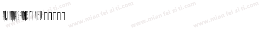 AlimamaShuHeiTi Med字体转换